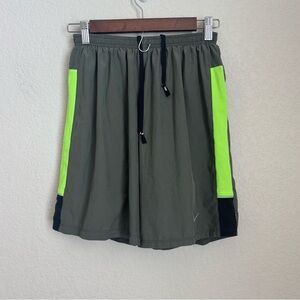 Nike Dri-FIT Athletic Shorts Mens Small Green Running Gym Workout